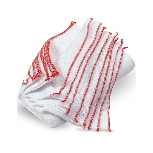10 Bleached Stockinette Dishcloths