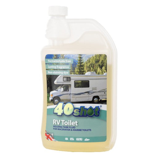 1 Litre 40 Shot RV Caravan Toilet Cleaner