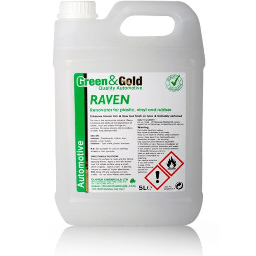 Raven Satin Tyre and Plastic Gloss