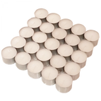 8 hour Tea lights Candles - White Long Lasting Tealights - Unscented - 3.8 x 2.3 CM, 8hr. 4