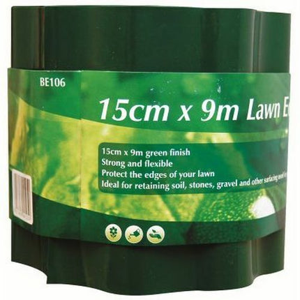 6M / 9M  Flexible Plastic Green Garden Grass Lawn Path Edging Edge Border Roll