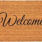 Non Slip Natural Coir Door Mat Doormats Welcome Indoor Outdoor Home Garden Mats 8
