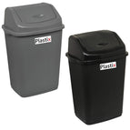 Plastic Swing Top Bin Waste 30l Or 50l Rubbish Dust Home Kitchen Office 1