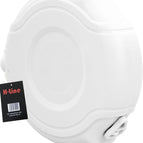 12m Retractable Clothes Reel Single Double Washing Line Wall Mounted Outdoor 2