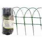 Green PVC Plastic Coated Garden Border Fence Lawn Path Edging Wire Mesh Fence 3