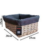 Wicker Willow Storage Baskets Lining Easter Gift Make Your Own Hamper Large 9