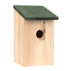 TRADITIONAL WOODEN BIRD NESTING BOX WOOD NEST HOUSE SMALL BIRDS BLUETIT ROBIN 2