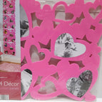 4pc Girls Bedroom Wall Art Panels Multi Aperture Novel Photo Frame Decor Screen 2