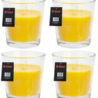 4 x Outdoor Garden Citronella Glass Jar Candle Insects Mosquitos Fly Repellent 1