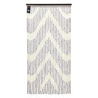 Beaded Bamboo Wooden Door Curtain Summer Blind Fly Curtain Screen 180 X 90cm 12