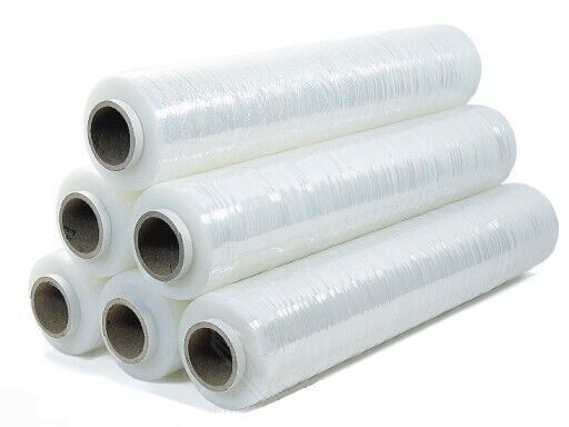 CLEAR STRETCH CLING FILM STANDARD CORE 400MM STRONG PALLET SHRINK WRAP PACKING