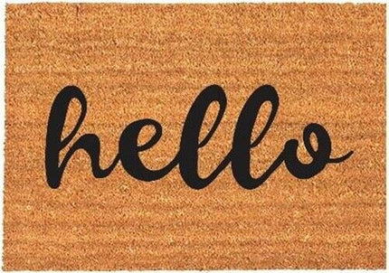 Non Slip Natural Coir Door Mat Doormats Welcome Indoor Outdoor Home Garden Mats