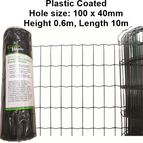 Galvanised/ Plastic Coated Chicken Wire Netting Mesh Net Fence Rabbit Aviary Pet 12