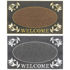Welcome Non Slip Coir & Rubber Door Mat Doormats Indoor Outdoor Garden Home Mats 1