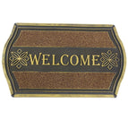 Welcome Cutaway Non Slip Coir & Rubber Door Mat Doormats Indoor Outdoor Mats 2