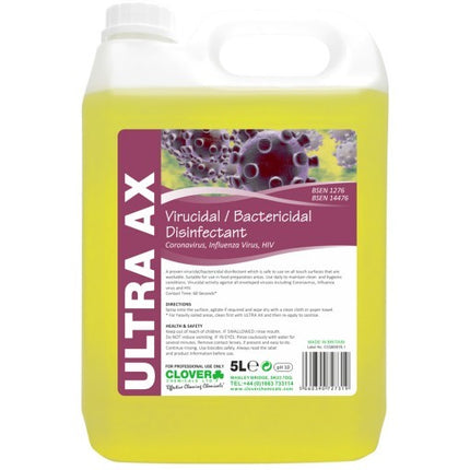 ULTRA AX Sanitiser Kills Coronavirus, Covid-19, HIV, Influenza & More