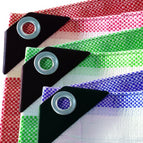 Stripey Waterproof Market Stall Tarpaulin Cover