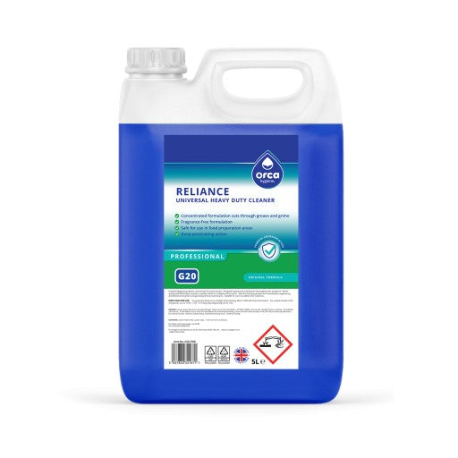 Reliance Heavy Duty Degreaser/Cleaner 5L G20 - Orca Hygiene
