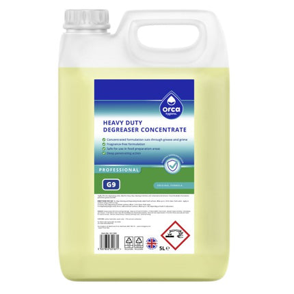 Heavy Duty Kitchen Degreaser 5L G9 - Orca Hygiene