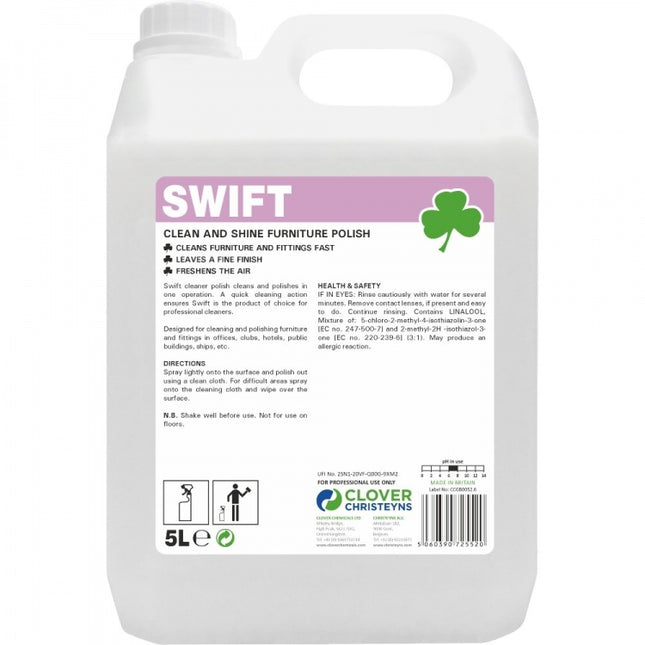 Swift Clean & Shine Furniture Polish Spray
