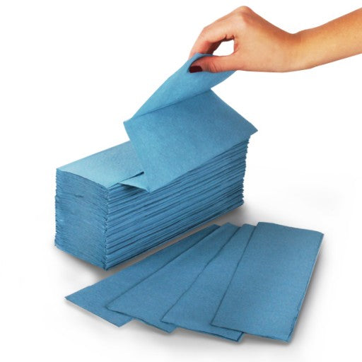 Blue Multifold Paper Hand Towels