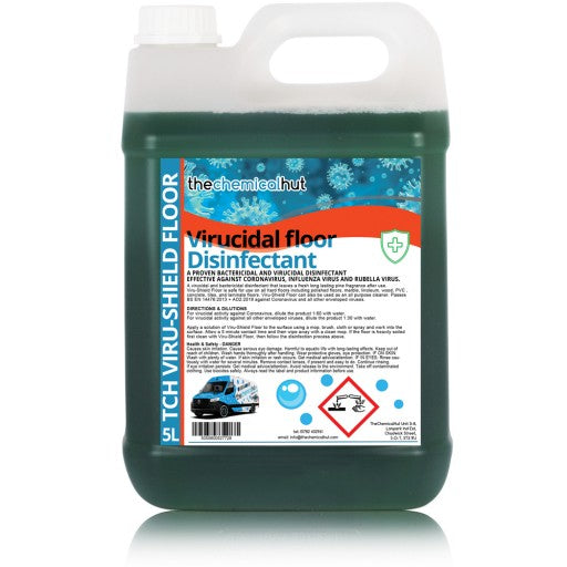 TCH Viru-Shield - Virucidal Pine Floor Disinfectant - Active against Enveloped Viruses - Coronavirus HIV Influenza