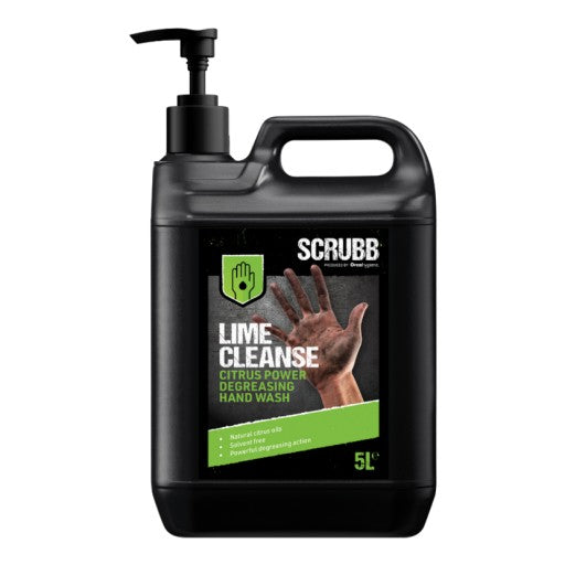 Lime Cleanse Citrus Hand Wash 5L Refill H22 - Scrubb