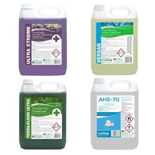 Covid-19 Infection Control Surface/Floor Disinfectant & Hand Sanitiser Bundle