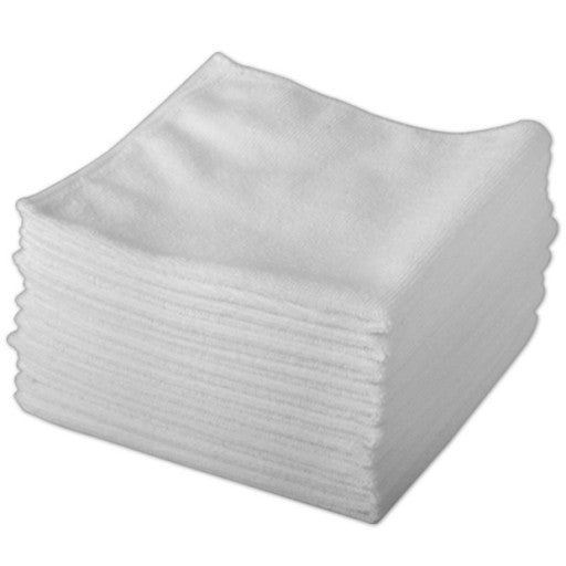 White Microfibre Exel Supercloth Pack of 10