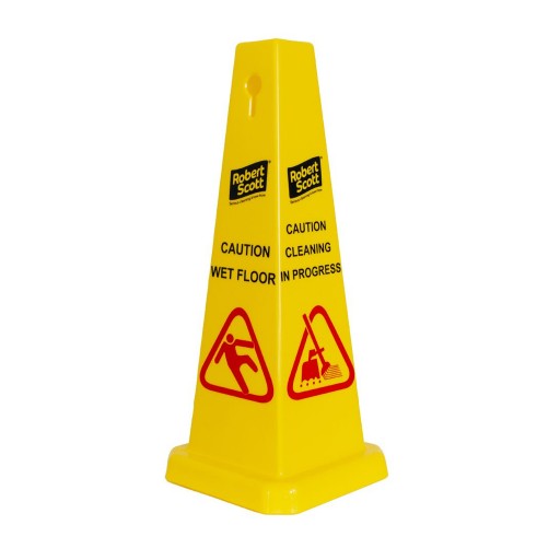Wet Floor Warning Cone Sign
