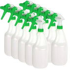 10 Pack of 750ml Trigger Spray Bottles Green