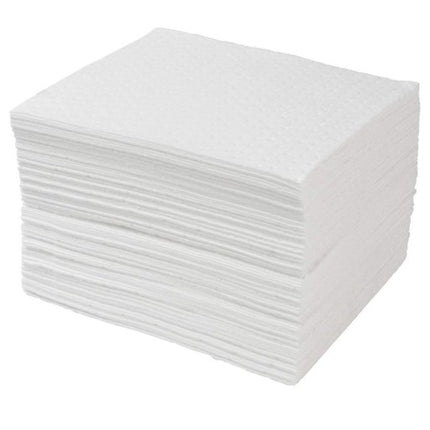 X100 Pack Of Oil Spill Pads - Absorbs Oil Fuel Diesel