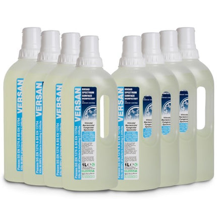 8 Bottle Case Saver Sale - Versan 1L Medical Grade Disinfectant