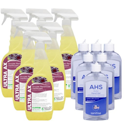 Case Saver Offer - X6 Hand Sanitiser & X6 Disinfectant Spray