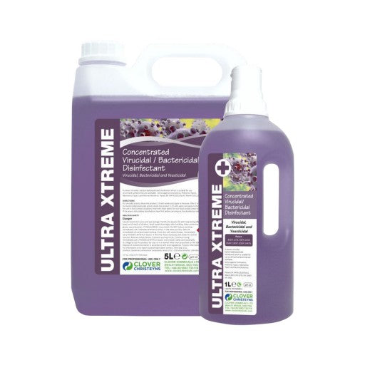 TCH Viro-Shield Ultimate - Concentrated Virucidal & Bactericidal Disinfectant - Coronavirus HIV Influenza Norovirus